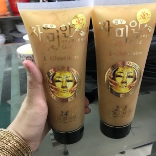 Gel lột dát vàng 24K (L- Glutathione ) 24k gold mask