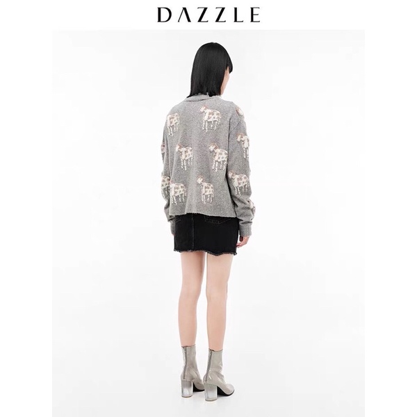 Áo len xám Dazzle