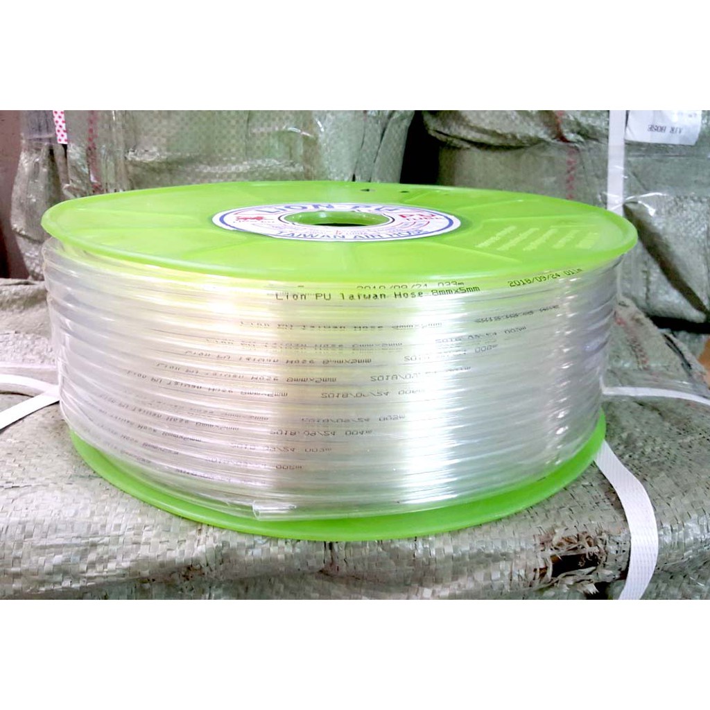 DÂY HƠI KHÍ NÉN PU TRẮNG ỐNG 6.5* 10mm * 10 MÉT CAO CẤP