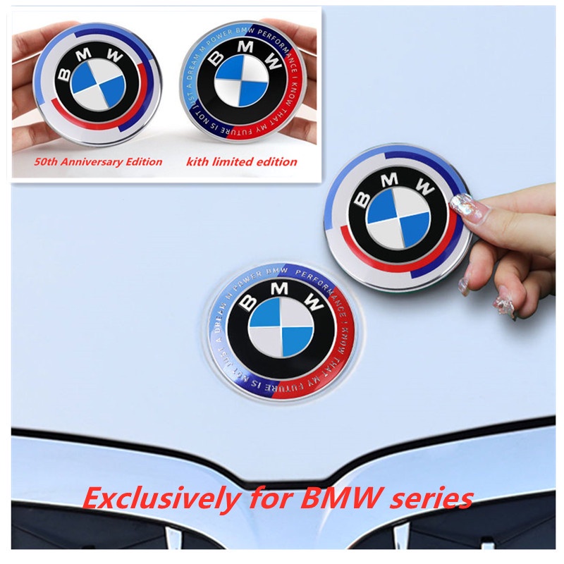 Logo Xe Hơi BMW Kỷ Niệm 50th/5 series/3 series/6 series/GT/X5/X3/X1/M5/M3 Chất Lượng Cao