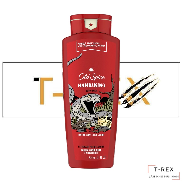 Sữa Tắm Old Spice Mambaking 621ML