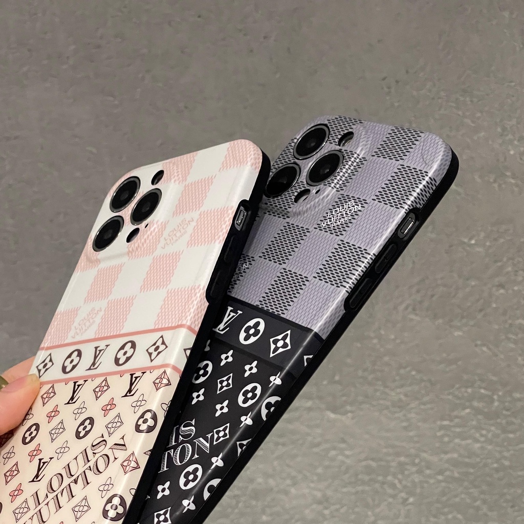 Ốp Điện Thoại Họa Tiết LV Sang Trọng Cho iphone 13 Pro Max i13 13pro 11ProMax i11 7 plus 8 plus X XR Xs Max 12Pro 12 Pro Max