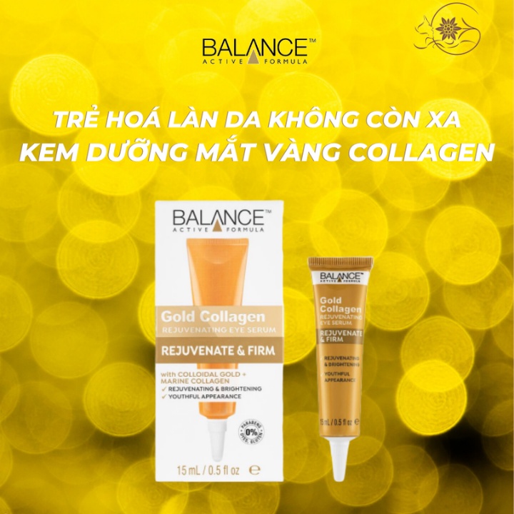 Serum dưỡng da mắt Balance làm sáng mờ thâm 15ml Galaxy Beauty Official