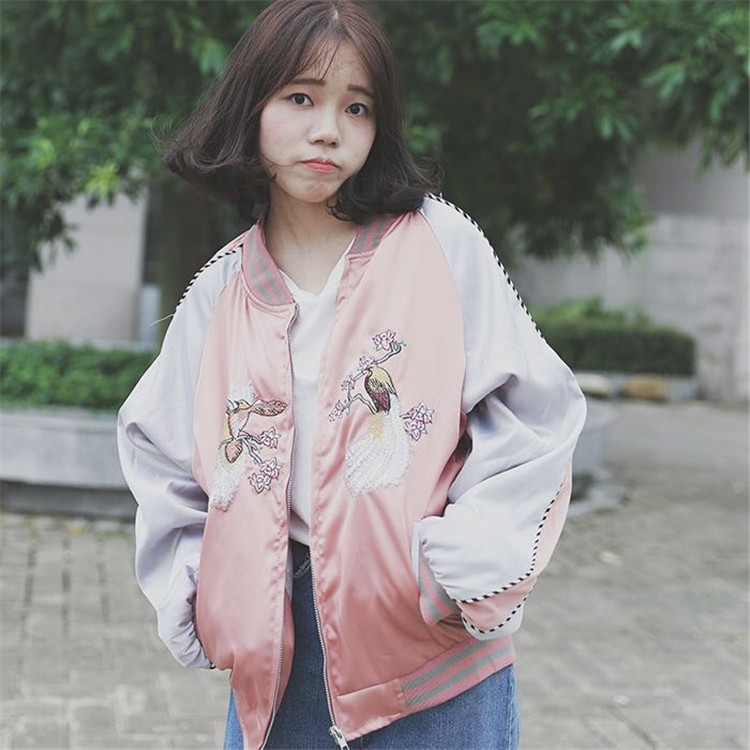 [Có Sẵn] Bomber thêu hoa Hàn Quốc #055 | BigBuy360 - bigbuy360.vn