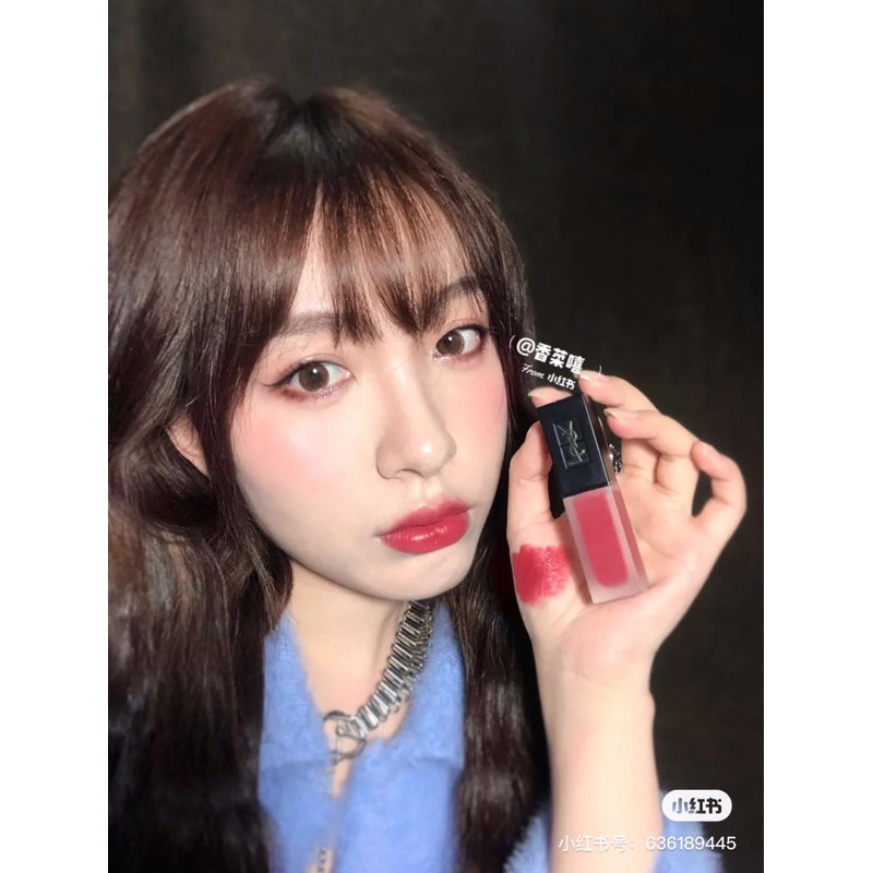 Son kem Y S L 𝗧𝗮𝘁𝗼𝘂𝗮𝗴𝗲 𝗖𝗼𝘂𝘁𝘂𝗿𝗲 𝗩𝗲𝗹𝘃𝗲𝘁 𝗖𝗿𝗲𝗮𝗺 + Vinyl Cream | BigBuy360 - bigbuy360.vn