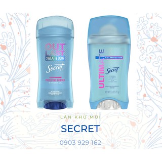 Sáp lăn khử mùi Secret dòng Out Last và Ultimate 73gram