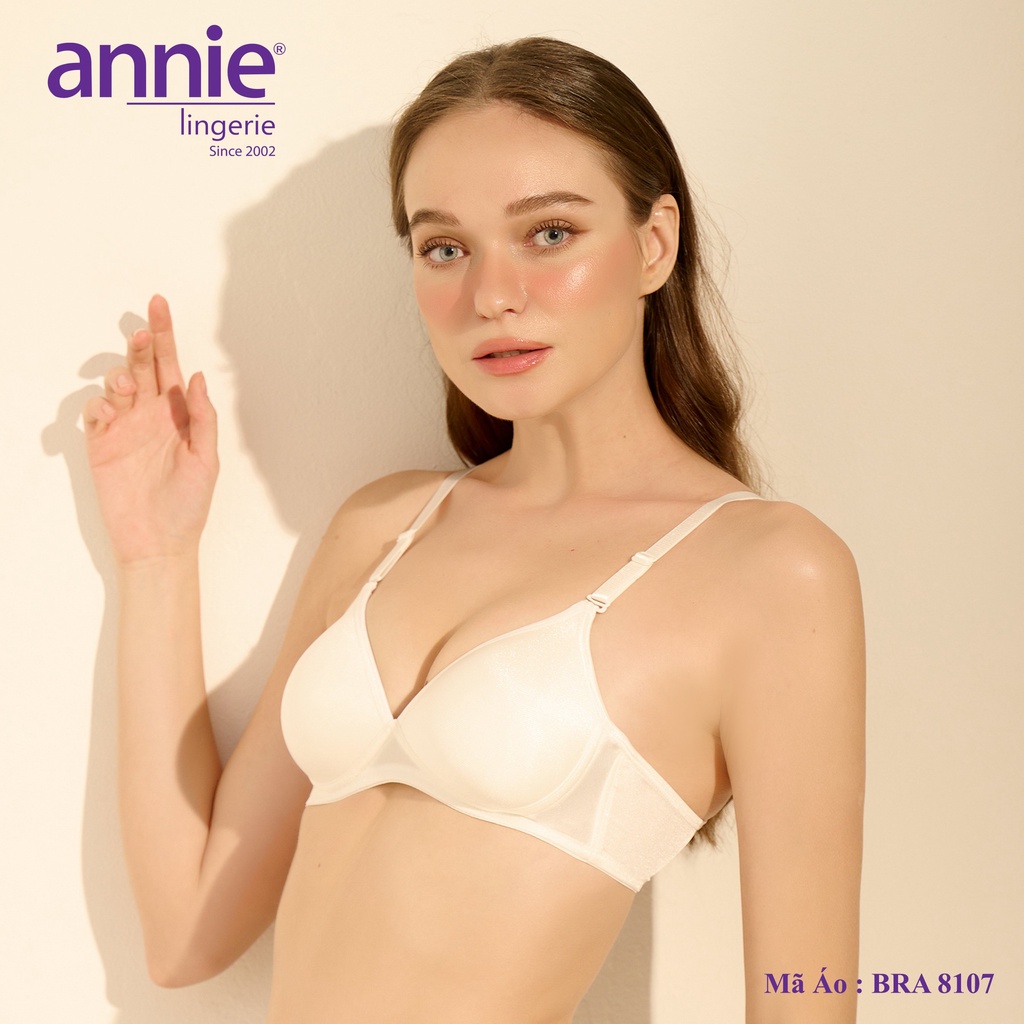 Áo Ngực annie Cao Cấp Không Gọng annie bra 8107  mút mỏng mềm mịn, ôm ngực, nâng ngực, thoáng mát, thoải mái, không cộm