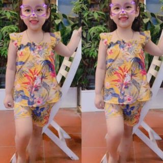 Bộ cánh tiên siêu mát cho bé (vải tơ đũi)