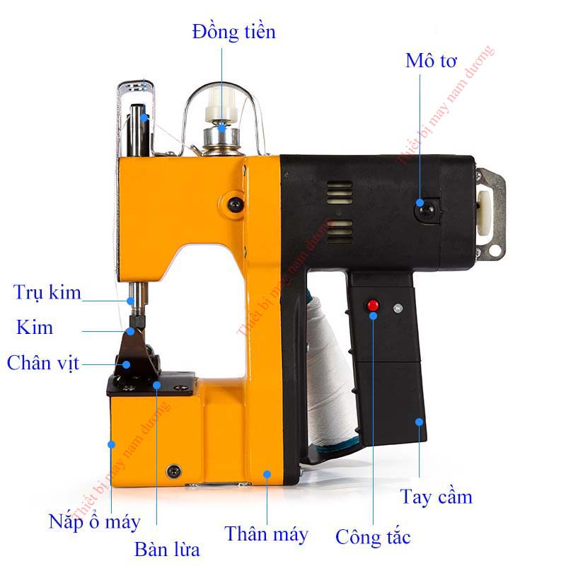 Máy May Bao Cầm Tay &gt; Máy khâu bao bì GK9-500 &gt; chỉ may bao bì PE, PP &gt;Thietbimaynamduong