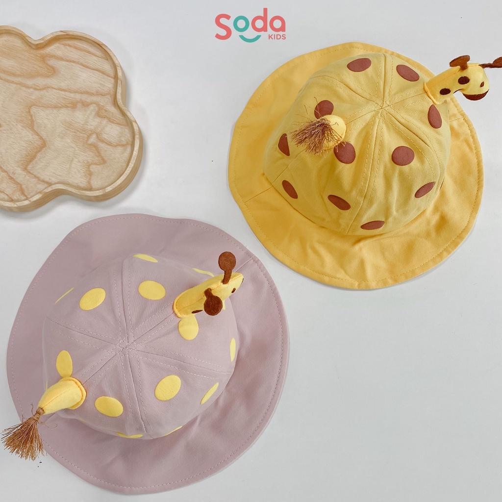 Mũ vành huơu cao cổ cho bé trai và bé gái 6-18m (Ảnh thật)