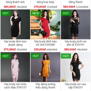 Thanh lý váy đầm mùa hè