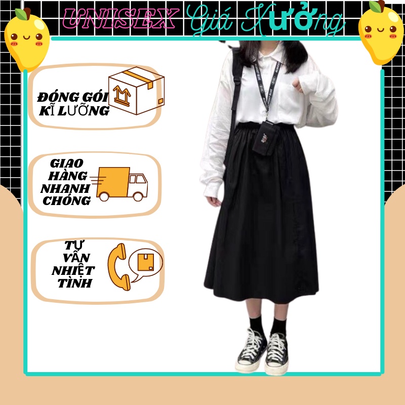 Chân váy dài ulzzang phong cách hàn quốc,Váy Voan dạng dài 2 lớp, Chân váy dạng xòe