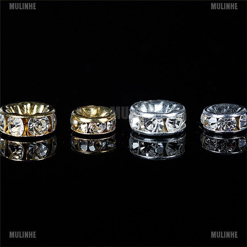 (MớI) Bộ 100 HạT ĐíNh Đá NhiềU MàU SắC 6mm 8mm