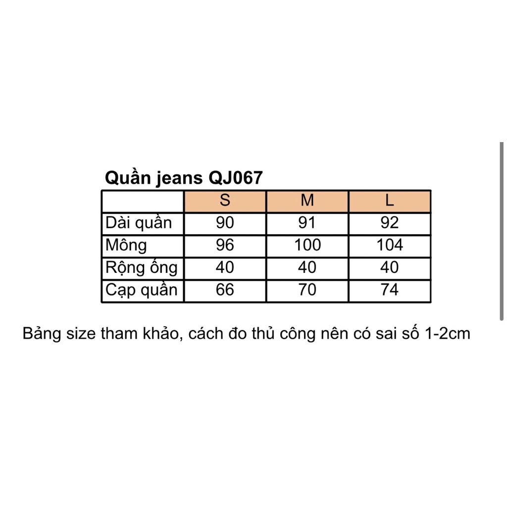 Quần jeans QJ067 - Gmornin