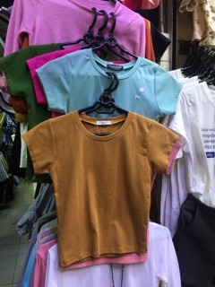Áo thun croptop đơn giản