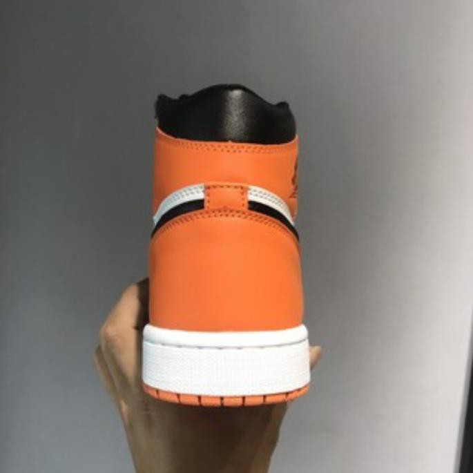 Giày Thể Thao Sneaker JD1 Đen Cam Cao Cổ Nam Nữ Cao Cấp Full Box Bill | BigBuy360 - bigbuy360.vn