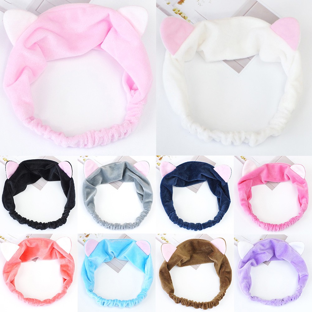 (Hàng Có Sẵn) Băng Đô Co Giãn Phong Cách Hàn Quốc Cho Nữ