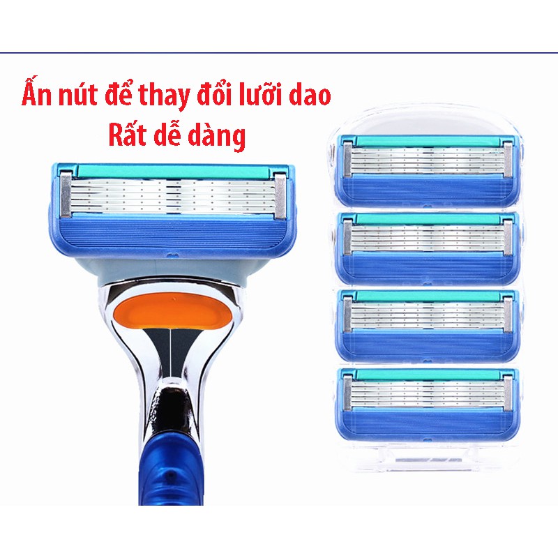 Dao Cạo Râu máy Fusion Proglide Power 8 lưỡi thay thế TẶNG HỘP ĐỰNG VÀ KEM BT21