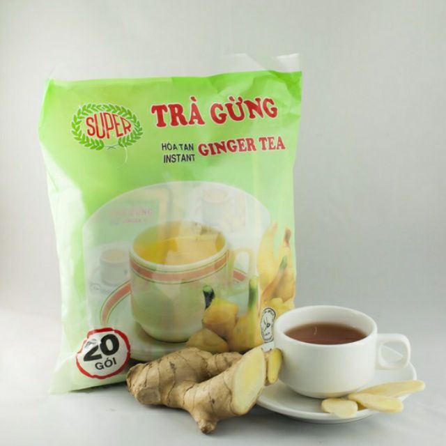 Trà gừng Super 20 gói x 20g (date mới)