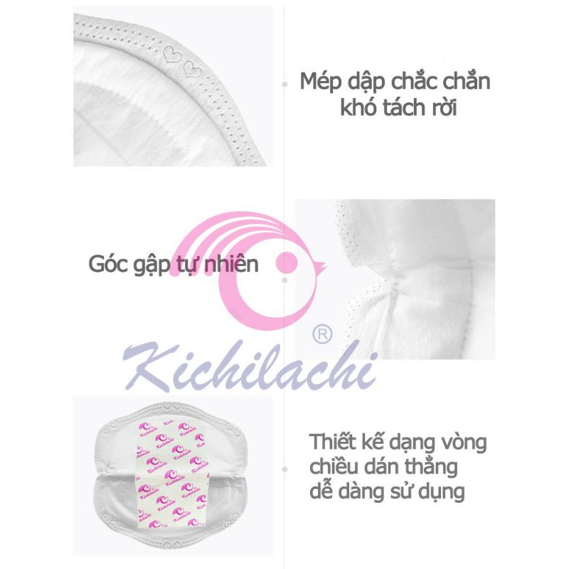 10 Miếng / Hộp 48 Miếng lót thấm sữa mẹ KICHILACHI KICHI TSK // Gói 30 Miếng lót thấm sữa Mamicare