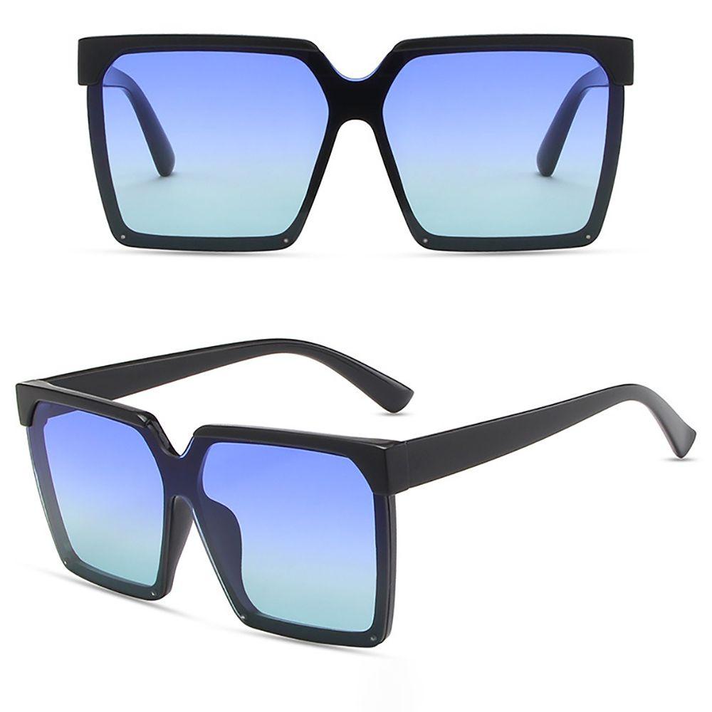 Kính Chống Bức Xạ UV400 Gọng Vuông Lớn VANES1 Phong Cách Hàn Quốc Cho Nữ