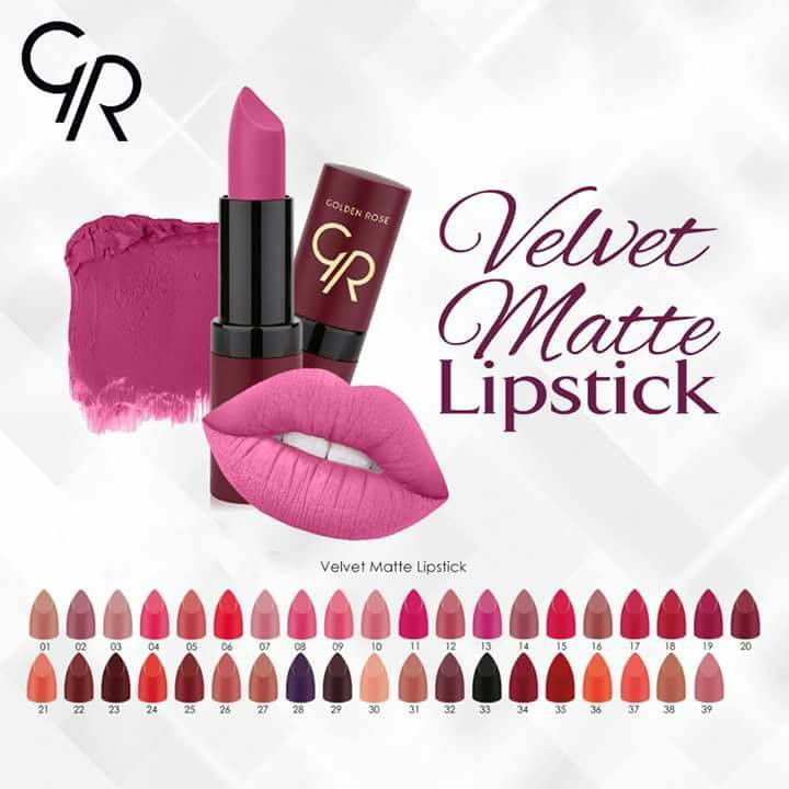 Son lì lâu phai Golden Rose Velvet Matte Lipstick | BigBuy360 - bigbuy360.vn