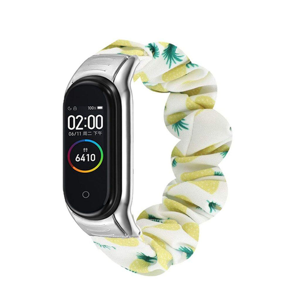 Dây Đeo Thay Thế Chất Liệu Silicon Màu Trơn Cho Xiaomi Mi band 4 3