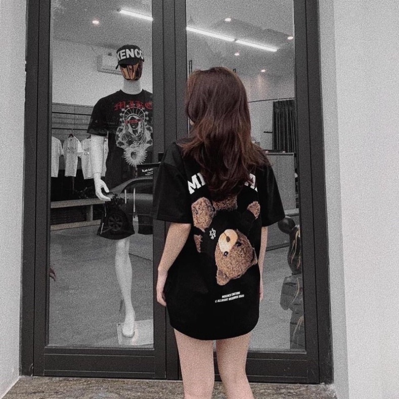 Áo Mikenco Mikebear tshirt phông nam nữ cao cấp, Áo thun Mikenko chính hãng auth in gấu 5D sành điệu hottrend MK5