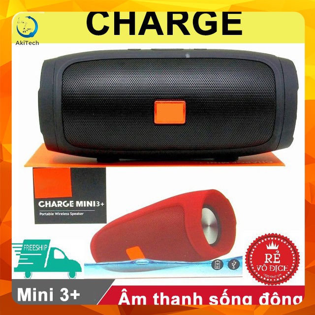 Loa Bluetooth Không Dây Cầm Tay Charge 3 Mini Nghe Nhạc Hay, Hỗ Trợ Cắm Usb Thẻ Nhớ Tf Nhỏ Gọn Giá Rẻ