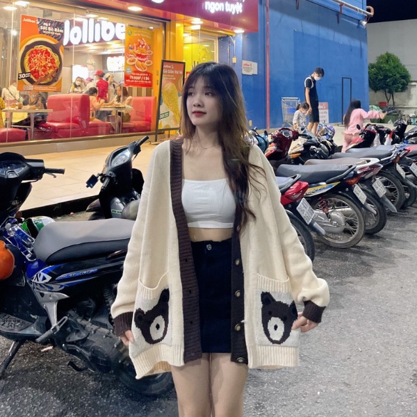 Áo khoác cardigan , áo khoác len nữ , áo khoác len cardigan nữ chất len siêu dày hàng loại 1 PLA81