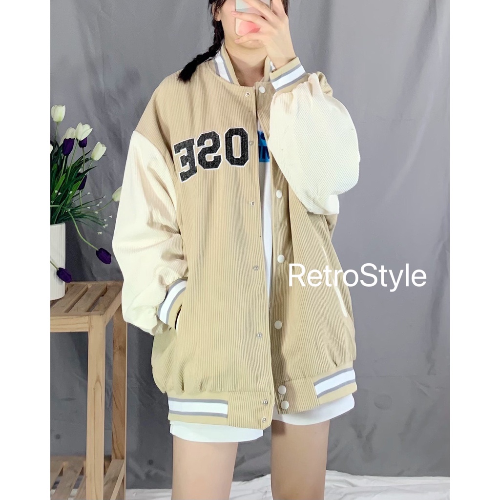 Áo Khoác Bomber Chất Nhung - Áo Bomber Nam Nữ Unisex Nhung Tăm Siêu Đẹp