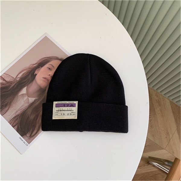 Mũ len giữ ấm bảo vệ tai màu sắc kẹo ngọt phong cách thời trang nhật bản