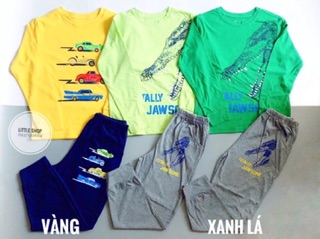Bộ bé trai tay dài Place size đại (25-45kg)