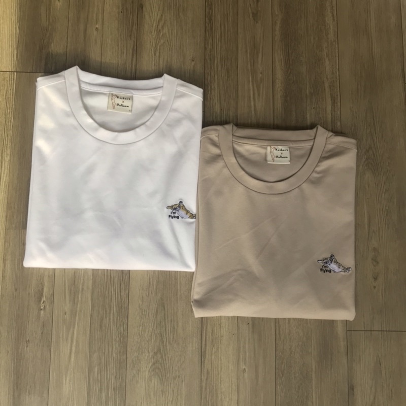 Áo thun nam dài tay thêu hình mèo xuất Hàn