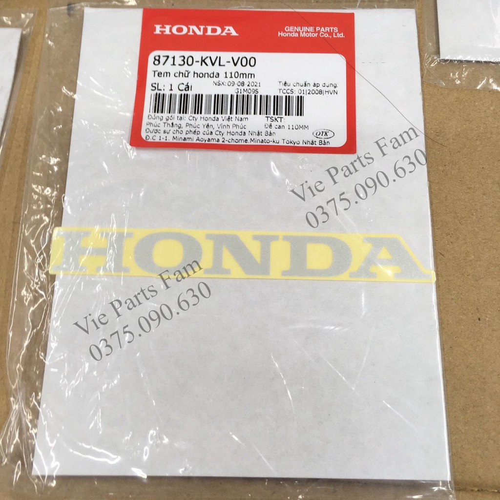 Combo bộ tem thông số Future Neo , hàng din Honda mới 100%