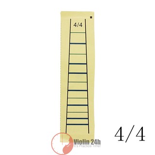 [Size 4/4] Miếng dán nốt đàn Violin bằng nhựa trong.