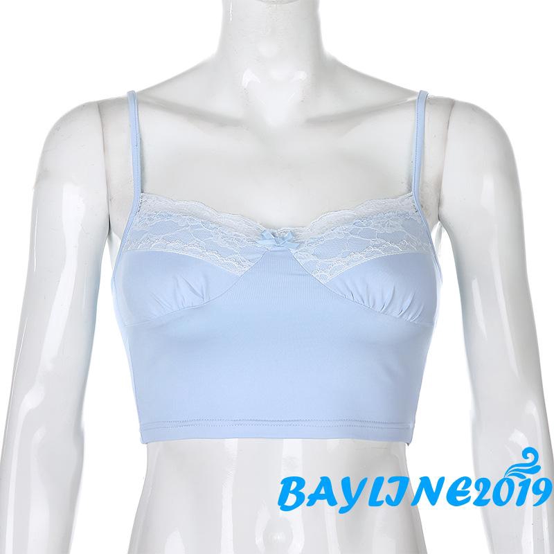  Áo Hai Dây Cổ Tim Phối Ren Quyến Rũ Dành Cho Nữ | BigBuy360 - bigbuy360.vn