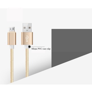 Cáp Sạc Nhanh Bọc Dù Cho IPhone 6/7/8/X/Xs Max/11