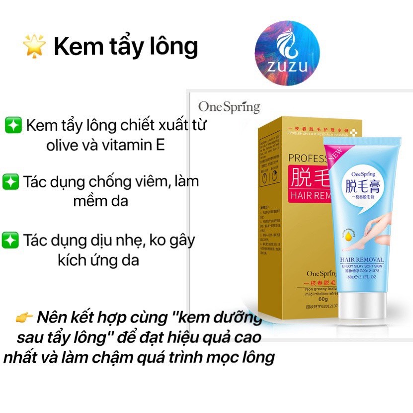 N81 Kem Tẩy Lông One Spring Hàng Nội Địa Trung