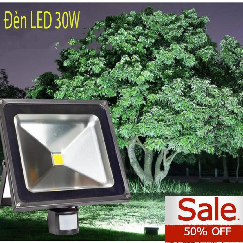 ✔️ đèn led cảm biến,Đèn Led cảm biến Flood Light công suất 30W [MUA BAO NHIÊU TẶNG BẤY NHIÊU]