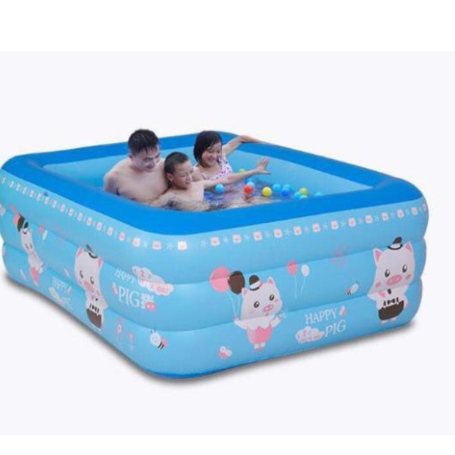 Chuyên sỉ lẻ bể bơi chữ nhật  m2 cho bé 2 tầng
