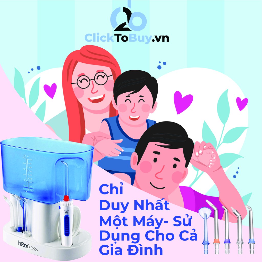 Máy tăm nước gia đình H2ofloss HF7 Classic