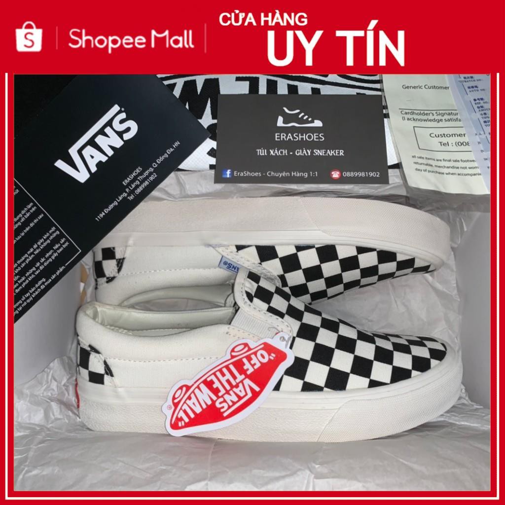 [EraShoes] Giày Vans vault caro (Checkerboard Slip On) Nam/Nữ (Chụp tại Shop) | WebRaoVat - webraovat.net.vn