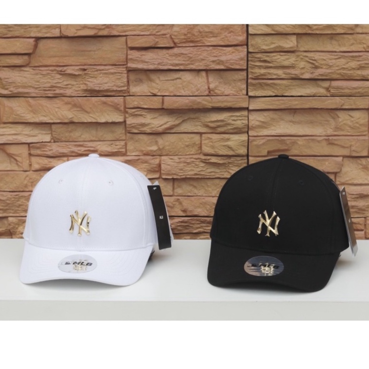 Nón kết MLB trắng đen thời trang cao cấp fulltag hàng 1:1