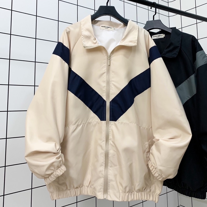 Áo Khoác Jacket Form Rộng LAKE Chất Dù 2 Lớp Phong Cách Ulzzang - The More Unisex