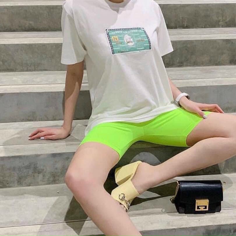 Quần leggng đùi Biker nhiều màu sắc