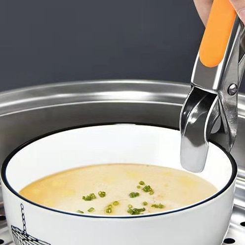 Kẹp gắp đồ nóng - Dụng cụ kẹp inox gắp thức ăn, đá, gắp chén đĩa đồ nóng thực phẩm cao cấp - #kepgapbat