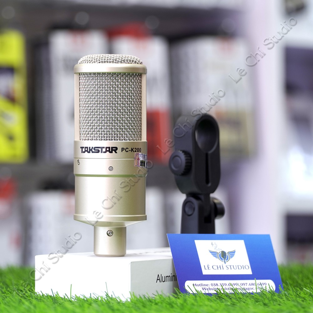 Mic Thu Âm Takstar PC K200 🚛 FREESHIP 🚛 Micro Takstar PC K200 Chất Âm Cực Ấm , Thiết Kế Cực Đẹp . Bảo Hành 12 Tháng