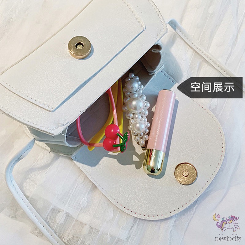 Túi Đeo Chéo Đựng Tiền Xu Họa Tiết Hoạt Hình Kiểu Hàn Quốc Thời Trang Mùa Hè Cho Bé Gái