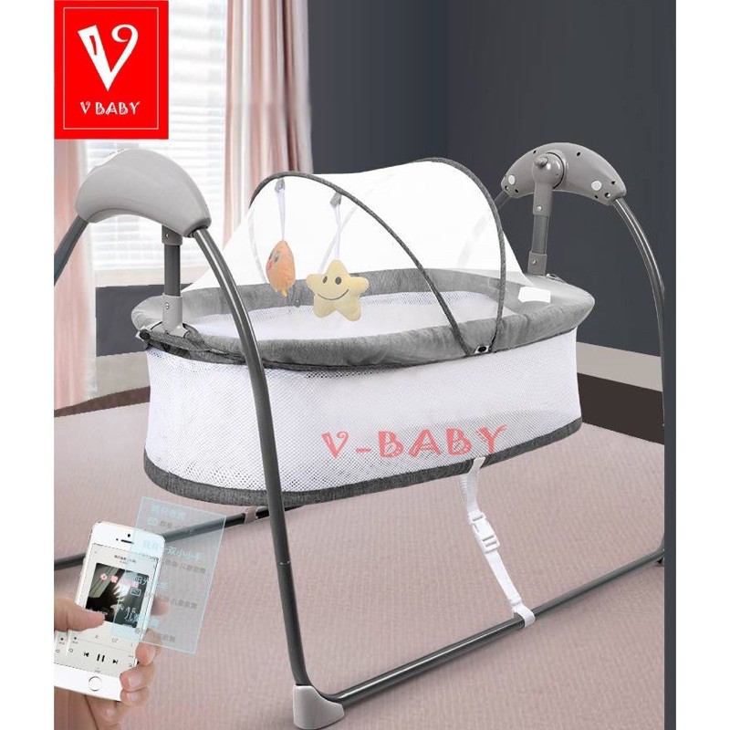 thanh lý Nôi điện V Baby F3 còn mới tinh chưa sd